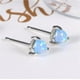 thumbnail image 4 of Joyas Pendientes Pendientes de moda redondos blancos Pendientes de ópalo con piedra natural Pendientes de ópalo, 4 of 5