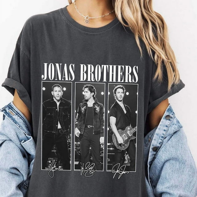 Jonas Brothers Shirt, Jonas Brother Merch, Retro Jonas Brothers Tour Shirt, Jonas Retro 90 - Ivory - XL