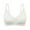 White, variant on Sngxgn Women's S uper Soft Wireless Lightly Lined Comfort Bra(Black,XL)