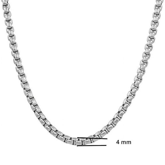 925 Sterling Silver 3mm Flat Curb Cuban Link Chain Necklace, Jewelry Gift for Men