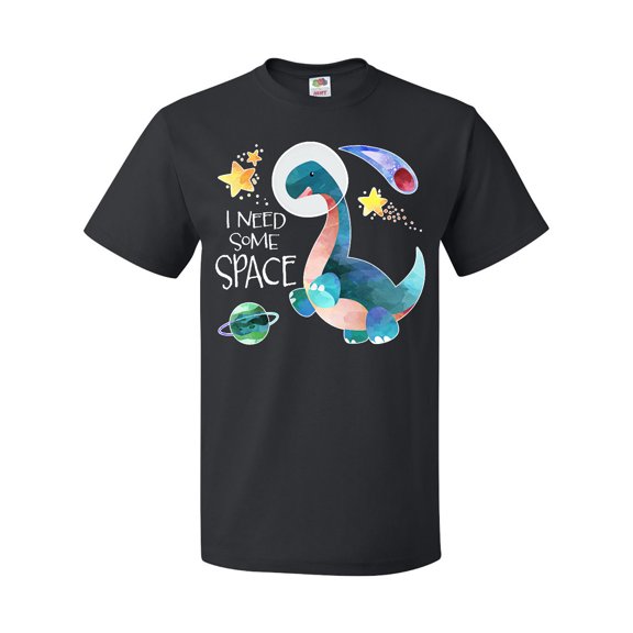 Inktastic I Need Some Space Dinosaur Astronaut with Stars and Planet T-Shirt