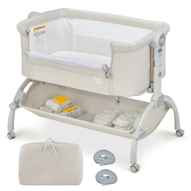Babyjoy 3in1 Portable Baby Bedside Sleeper Cradle with