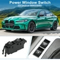 thumbnail image 2 of Interruptor de ventana eléctrica Unique Bargains No. 61316902178 para el lado del pasajero delantero derecho para BMW 325Ci 325i M3 Negro, 2 of 7