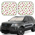thumbnail image 2 of Picia Watermelon And Kiwi 2 Piece Car Windshield Sun Shade Foldable | Foldable Sun Shield for Front Window Blocks UV Rays and Keeps Your Vehicle Cool-Small, 2 of 7