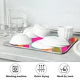 thumbnail image 7 of Yayeee Dish Drying Mat for Kitchen Counter 16"x18" Microfiber Absorbent Pad, Abstract Geometric Pattern, 7 of 7