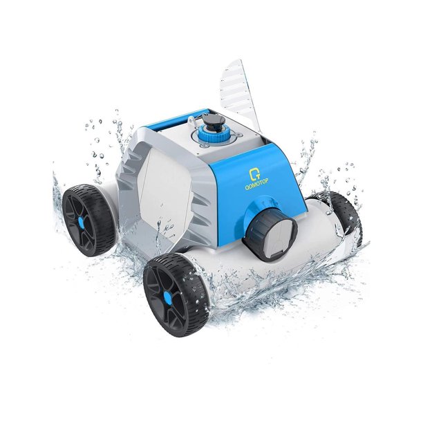 QOMOTOP Cordless Robotic Pool Cleaner, Automatic Pool Vacuum for Above