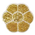thumbnail image 2 of Ruiboury 1450 Pieces/Set Bracelets Open Jump Rings Pendant Bangle 3-10mm Connectors Jewellery Findings DIY Crafting Handmade Handicraft Gold, 2 of 6