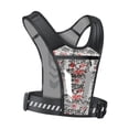 thumbnail image 4 of Chaleco de running con tiras reflectantes para ciclismo, ejercicio y senderismo. Negro Rojo, 4 of 9