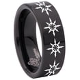 thumbnail image 6 of Chaos Star Tungsten Carbide Ring, 6 of 9