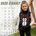 thumbnail image 6 of Psesaysky Warm Kids Zip up Vest for Winter Fall, Polyester with Pocket Kid Outerwear Vest, Penguin Red Hearts, 6 of 9