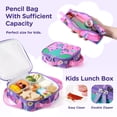 thumbnail image 6 of Gocvo Kids Backpack for Girls, Waterproof Teens Bookbag Cute School Backpacks, Students Bookbag Set with Lunch Box(Donut), 6 of 9