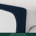 thumbnail image 4 of CHUN YI 1 Piece Cushion Cover Spandex Stretch Textured Grid Box Cushion Seat Slipcover, 4 of 6