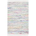 thumbnail image 1 of Safavieh Rag Rug Collection RAR125D Hand Woven Light Green and Multi Cotton Runner (2'3" x 6'), 1 of 2