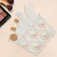 thumbnail image 4 of Unique Bargains 1 Pc Lightweight Clutch Bow Large Makeup Bag for Vacation Pink Canvas, 4 of 6