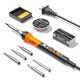 thumbnail image 1 of Kit de soldador MEAKEST 60 W 110 V con temperatura ajustable, 9 en 1, 1 of 6