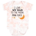 thumbnail image 3 of Inktastic I Love My Dad to the Moon and Back Boys or Girls Baby Bodysuit, 3 of 5