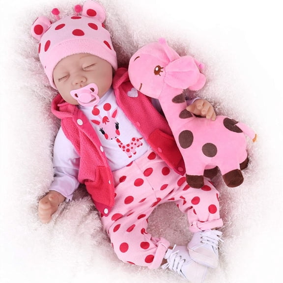 Lifelike Reborn Baby Dolls Boy - 18 Inch Baby Toddler Soft Body Realistic Newborn Baby Doll Real Life Baby Dolls Toy Gift with Accessories for Kids Age 3 