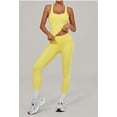 thumbnail image 2 of SKQIT Womens Color Block Workout Sets Racerback Tank Top High Waist Leggings Gym Set Yoga Pilates Outfits, 2 of 7