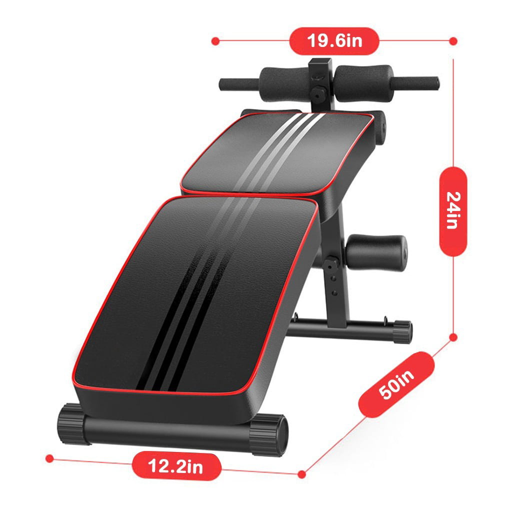 Details about   Adjustable Foldable Sit up Bench Crunch Board Fitness Gym Exercise Weight Bench 