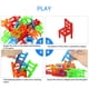 thumbnail image 4 of Color aleatorio 18 Uds sillas de equilibrio de plástico juego juguetes silla apilable juguetes inteligencia multijugador juego para padres e hijos regalo de cumpleaños, 4 of 7