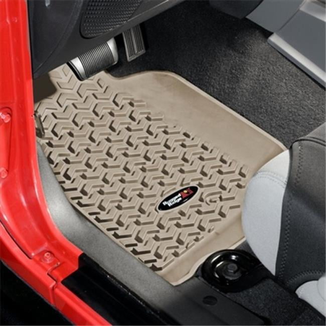 Rugged Ridge 13920 01 Floor Liner 44 Front Pair 44 Tan 44