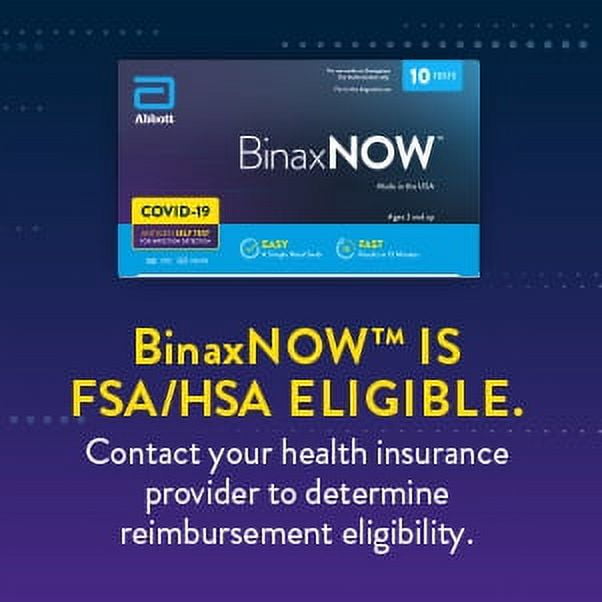 BinaxNOW COVID19 Antigen Rapid SelfTest At Home Kit