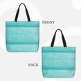 thumbnail image 2 of Easygdp Blue And Turquoise Bolsa Tote para Mujer, Bolso de Hombro para Trabajo, Playa, Viajes, Compras y Supermercado, 2 of 7