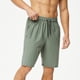 thumbnail image 3 of Pantalones cortos deportivos de secado rápido verdes, pantalones cortos transpirables de seda de hielo para entrenamiento para correr, 3 of 6