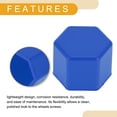 thumbnail image 5 of Unique Bargains 20 Pcs Wheel Lug Nut Bolt Cap Cover Protection Silicone Fluorescent Blue, 5 of 7