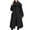 Black-1, variant on Ahdbta Puffer Jackets for Women Button Zipper Solid Color Hooded Overcoats Warm Padded Stand Collar Quilted Coats with Pockets