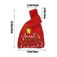 thumbnail image 3 of Fiudx Liquidación de ofertas flash Bolso de mano con asa para muñeca, bonito bolso de mano de punto para caramelos navideño, con textura prémium, para regalo de mujer, 3 of 6