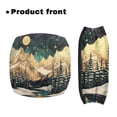 thumbnail image 2 of HELLHERO Snowy Mountain Starlit Sky Theme Walker Seat Cover Back Rest Covers for Seniors Stretchable Material Comfortable for Seniors Men Women, 2 of 7