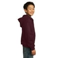 thumbnail image 3 of Port & Company ® - Youth Core Fleece Full-Zip Hooded Sweatshirt. PC90YZH, 3 of 6