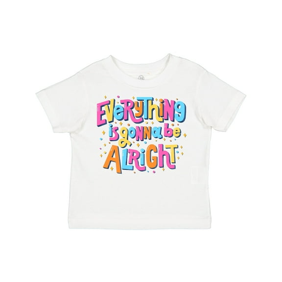 Inktastic Everything is Gonna Be Alright Inspirational Quote Boys or Girls Toddler T-Shirt