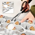 thumbnail image 6 of Yayeee Faucet Mat for Kitchen Sink 14.7" Diatomite Long Splash Guard Pad, Orange Snow Houses, 6 of 7
