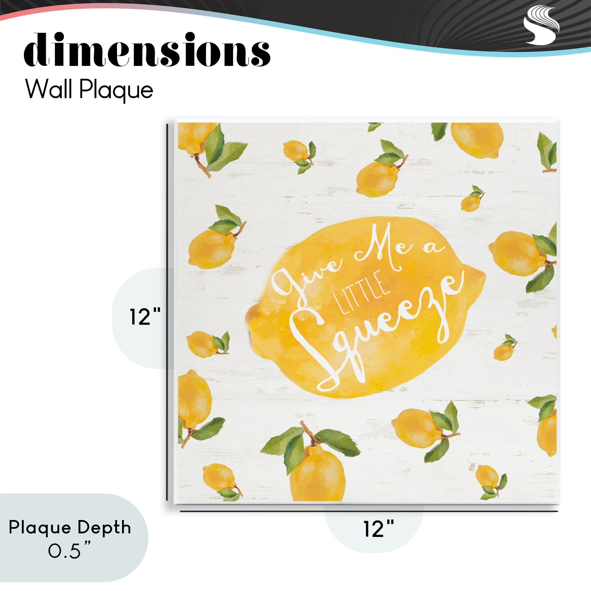 Stupell Industries Give Me A Squeeze Wall Plaque Art, design by Lanie Loreth