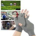 thumbnail image 2 of Pack of 10 Ventilated Fingerless Gloves Antislip Grip Packing Moving Activity, 2 of 15