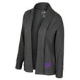 thumbnail image 2 of Women's Colosseum  Charcoal Kansas State Wildcats-Dash Cardigan, 2 of 3