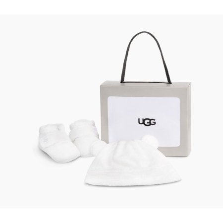 

UGG Infants Bixbee And Beanie in Blanc De Blanc 4/5 US