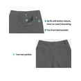 thumbnail image 7 of Little Donkey Andy Women's Quick Dry Lightweight Stretchy Hiking Golf Pants UPF 50 Drawstring Pocket Anytime Pants Gray S, 7 of 7