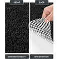 thumbnail image 3 of Non Slip Shower Mat, Comfortable Bath mat for Textured Surface,Quick Drying Easy Cleaning Shower Floor Mat for Wet Area,Without Suction Cups Black 16 x 24, 3 of 9