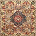 thumbnail image 1 of Ahgly Company Indoor Square Traditional Sandy Brown Animal Area Rugs, 8' Square, 1 of 6
