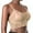 Beige, variant on KIHOUT Discount Woman's Lace Beauty Back Solid Strap Wrap Hollow Out Bra Underwear