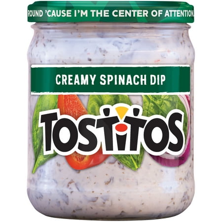 (2 Pack) Tostitos Creamy Spinach Dip, 15 Oz (Best Bread For Spinach Dip)