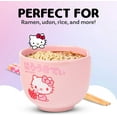 thumbnail image 3 of Silver Buffalo Microwave Safe Bowl Ceramic pink Hello Kitty, 20 oz, 3 of 9