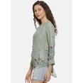 thumbnail image 5 of Women Casual Light Green Top, 5 of 5