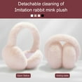thumbnail image 3 of Cache-oreilles Pliables pour Femmes Temps Froid Cache-Oreilles Moelleux Bande Chaude d'Hiver Mignons Réchauffe-Oreilles Amples, 3 of 5