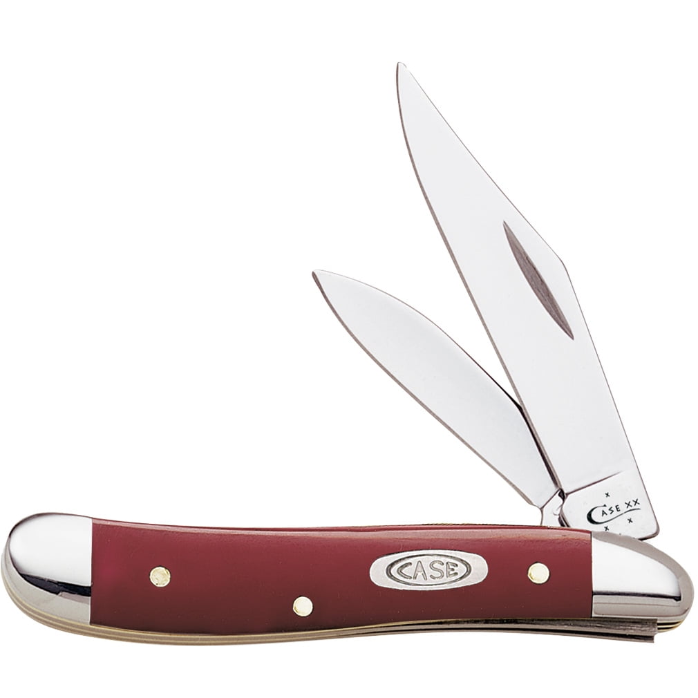 WR Case XX Pocket Knife 22530 PEANUT BURGUNDY SYNTHETIC(4220 SS