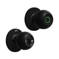 thumbnail image 1 of Smart Door Knob Fingerprint Rechargeable Electronic Lock with Keys Control for Bedrooms Cloakroom, 1 of 7