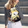 thumbnail image 5 of Goofa The Nightmare Before Christmas Pattern Durable Canvas Daypack - High-Quality Vintage Backpack, Compact & Versatile for Travel and Everyday Use-Small, 5 of 5